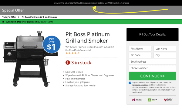 Pit boss platinum grill and smoker - special offer for cloudbraingames trial.