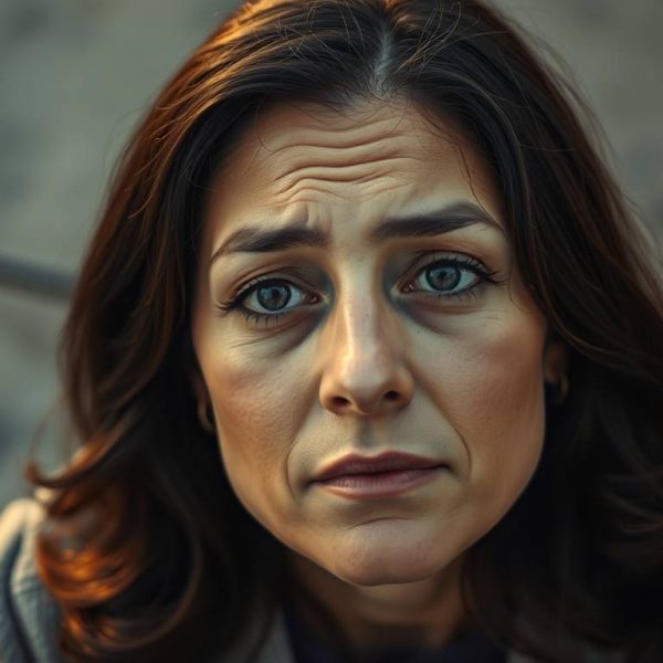 Overwhelmed woman with financial stress, seeking debt relief solutions and expert advice.