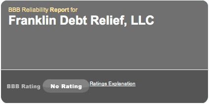 Franklin debt relief bbb rating