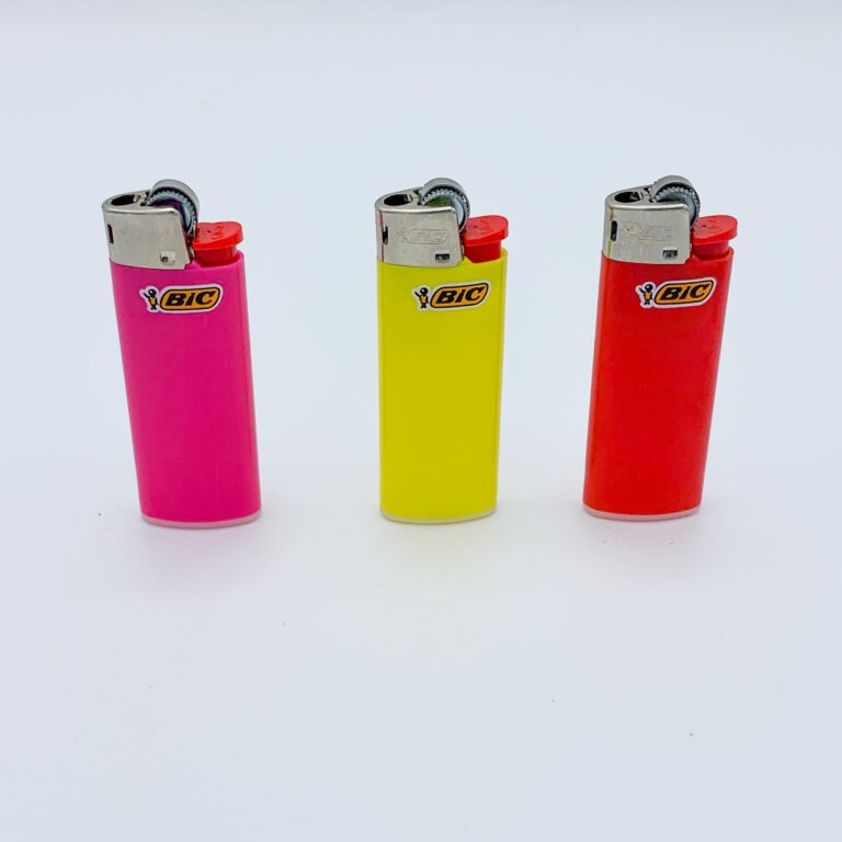 Mini Bic Lighters Assorted Colors R.Y.O.