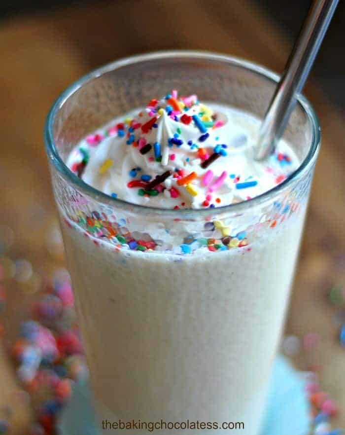 Skinny Funfetti Protein Smoothie