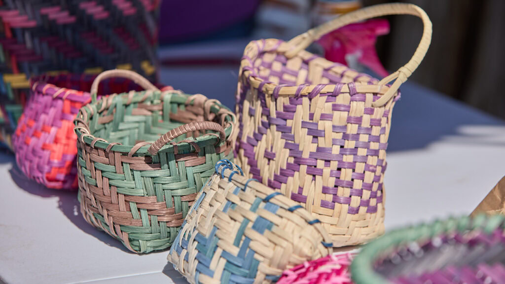 Weaved baskets
