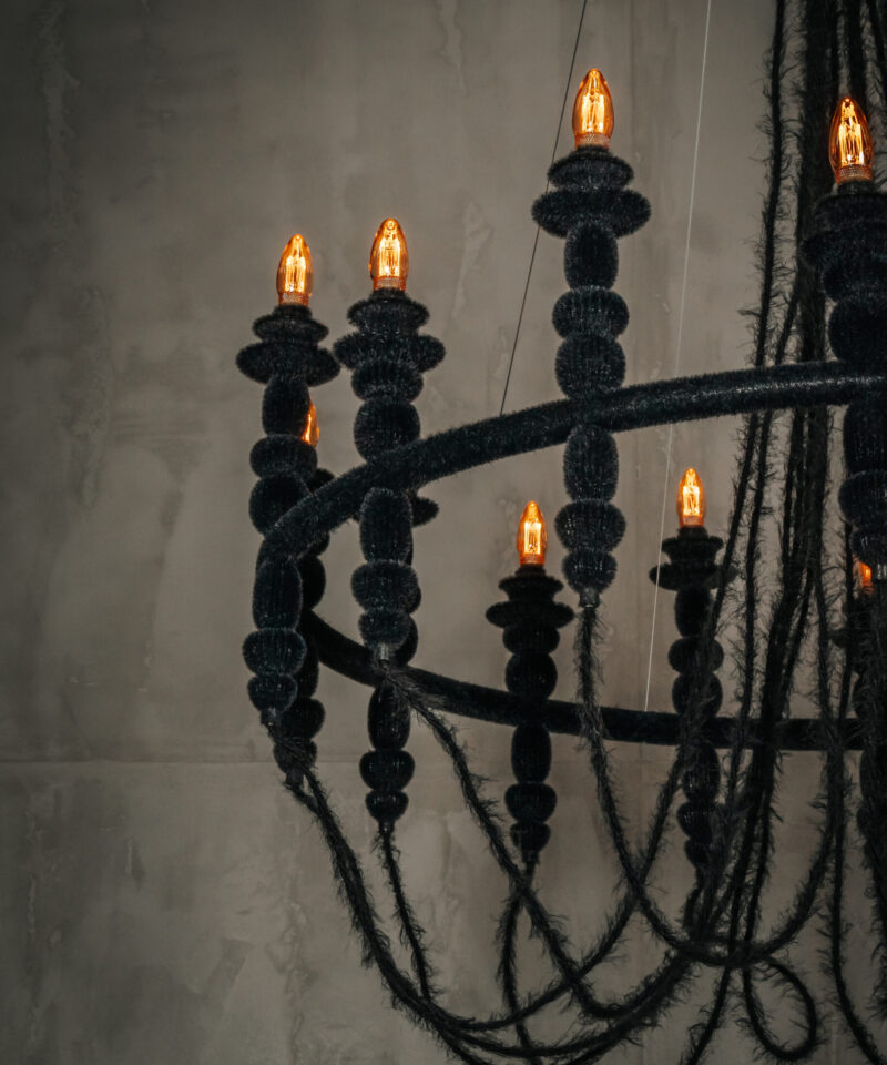 Alternative view of Dracula Chandelier
