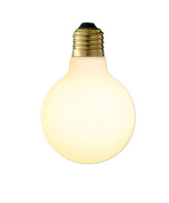 Żarówka dekoracyjna Globe 80 (G80) Porcelain LED 8W