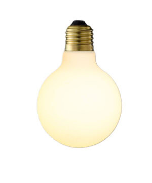Żarówka dekoracyjna Globe 80 (G80) Porcelain LED 8W