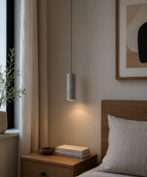 Kalla 21 Natural z kablem Pepitka czarno-biała - outlet