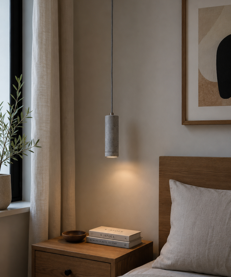 Kalla 21 Natural z kablem Pepitka czarno-biała - outlet
