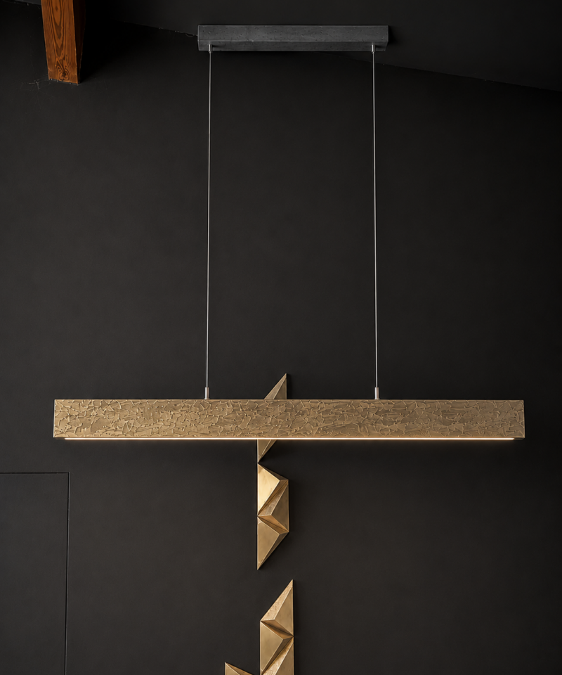 Concrete Line 106 Brass - outlet, ekspozycja
