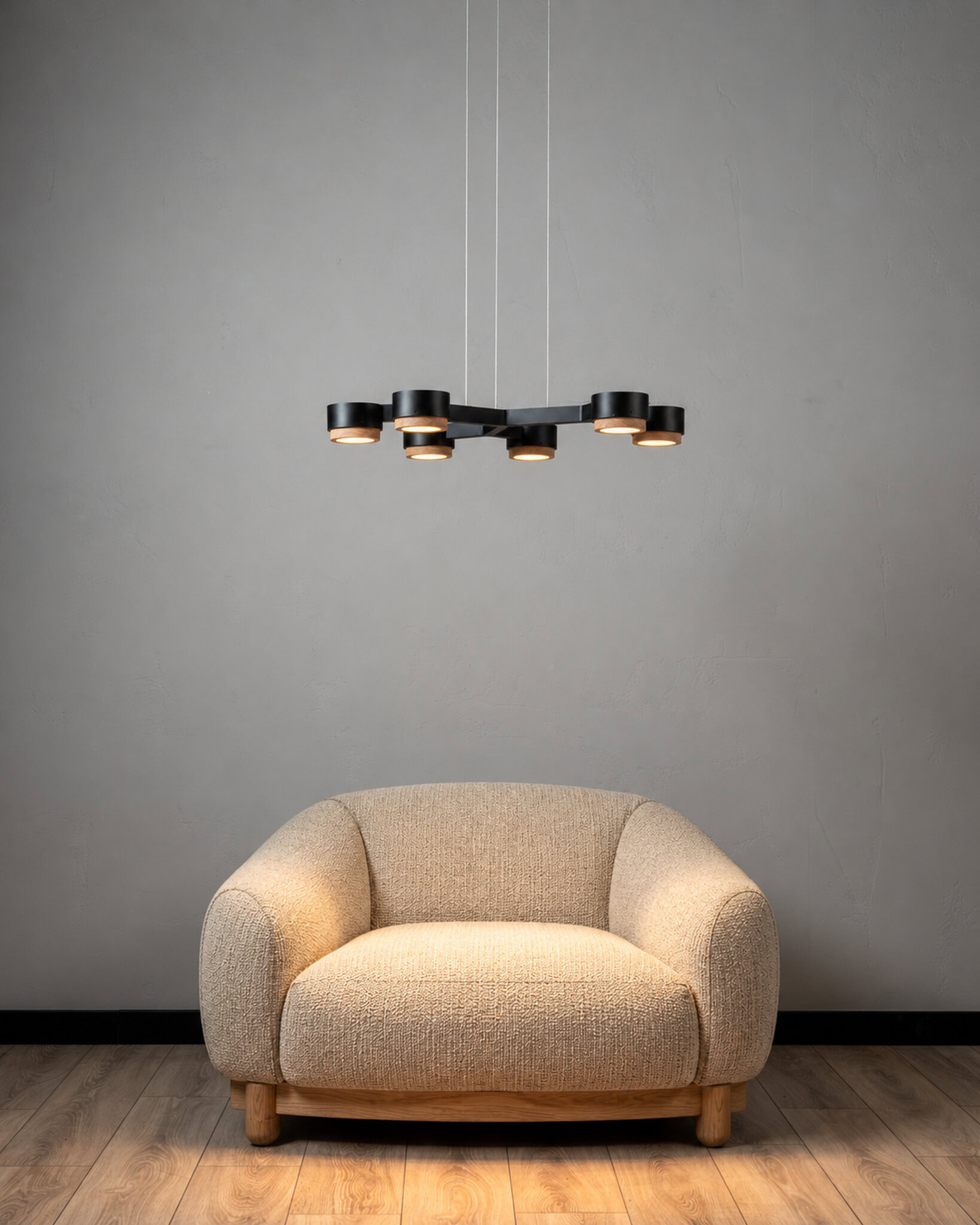 Jubi Wood Chandelier 60