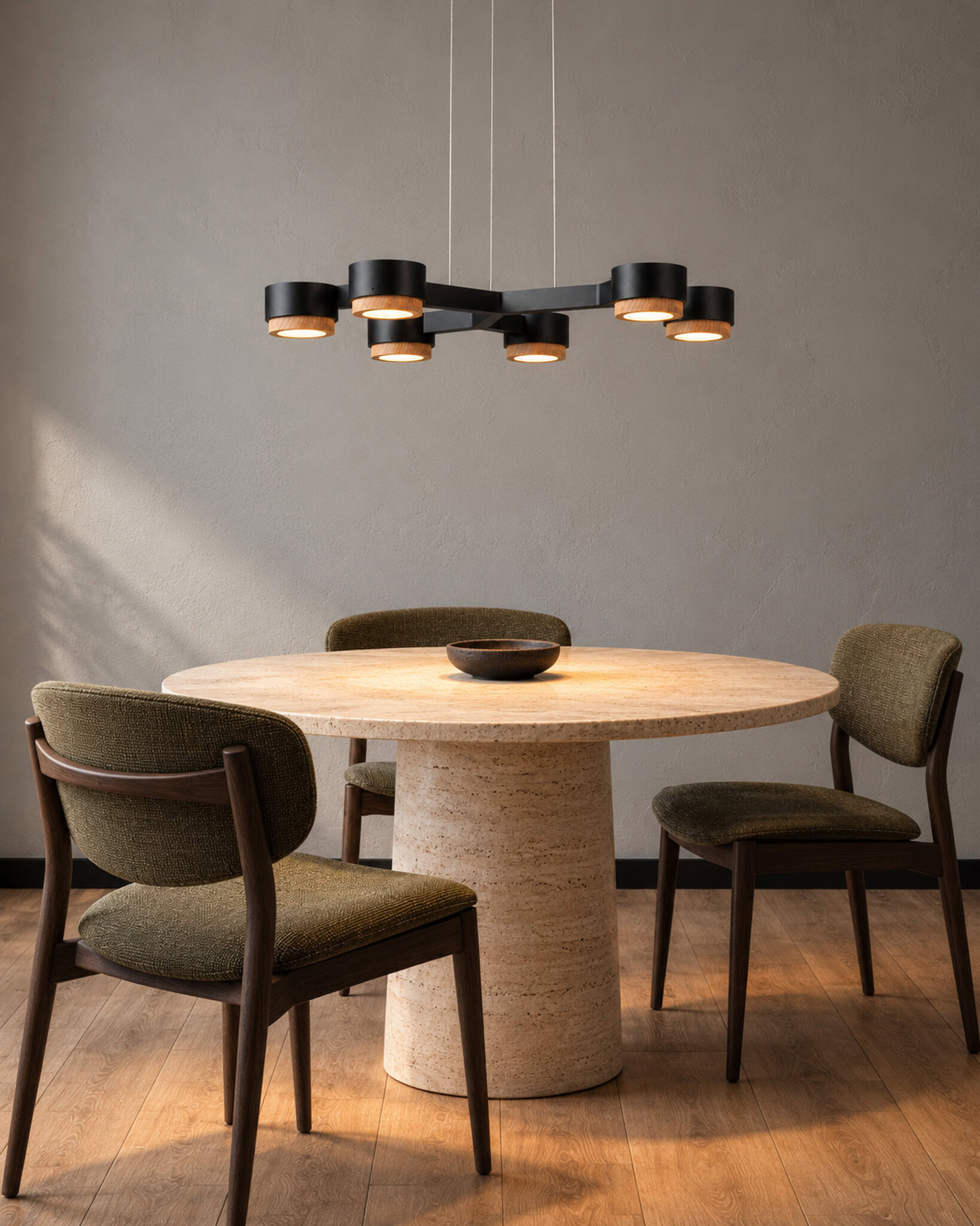 Jubi Wood Chandelier 60 - obrazek 3