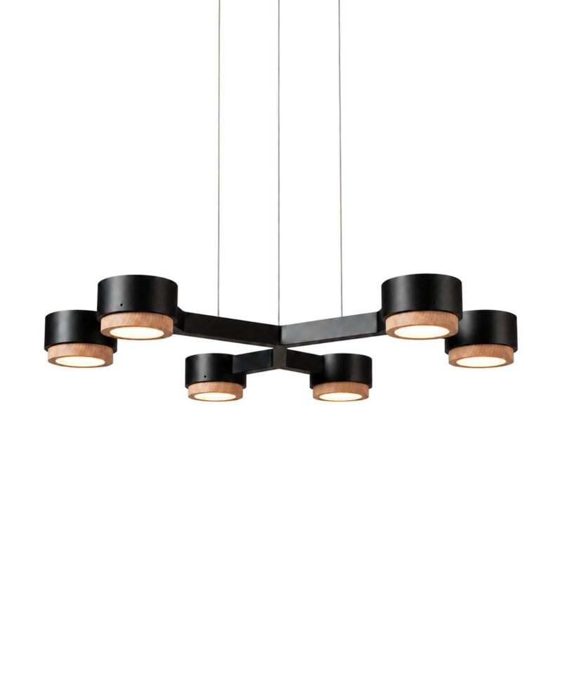 Alternative view of Jubi Wood Chandelier 60