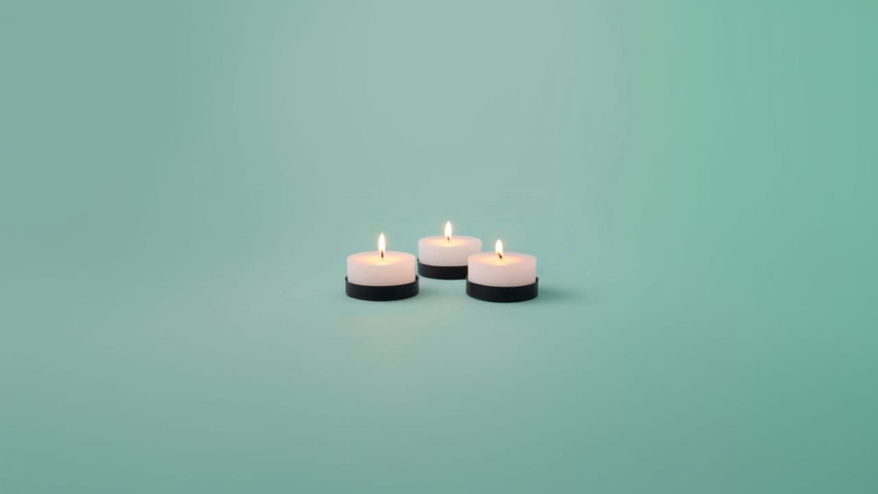 LED Fyrfadslys