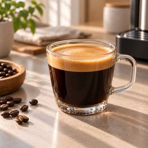 en caffe crema kaffe
