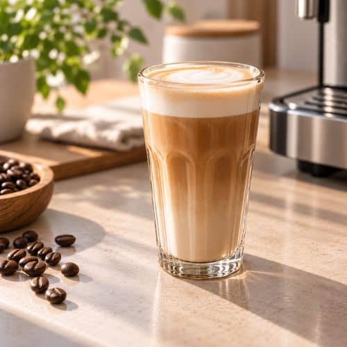 en caffe latte kaffe