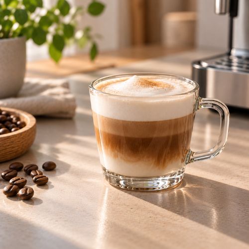 en cappuccino kaffe