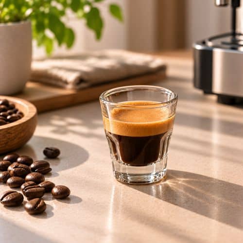 en ristretto kaffe