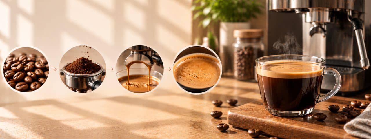 Hvad er caffè crema? Den fyldige kaffe brygget under tryk
