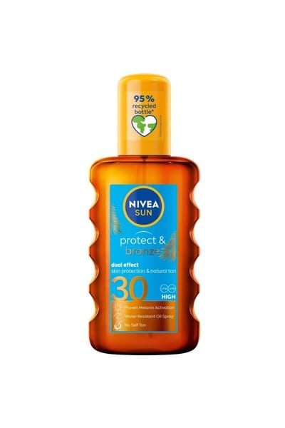 Nivea Sun Protect And Bronze Oil Spray SPF 30