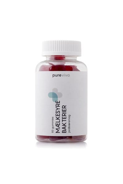 Pureviva Mælkesyrebakterier Jordbær Gummies