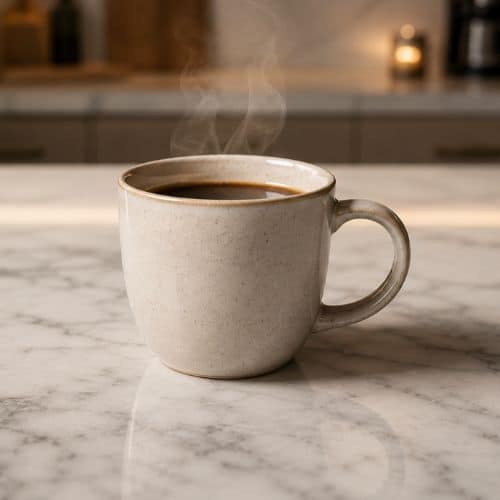 varm kop kaffe lavet med enten robusta eller arabica