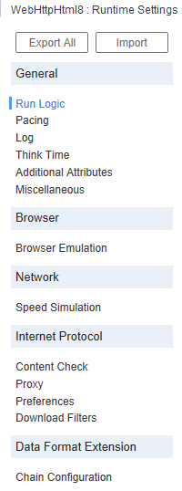 Ideal Runtime Settings in HP LoadRunner - QAInsights