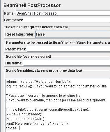 How to write data to Excel/CSV in JMeter using BeanShell scripting ...
