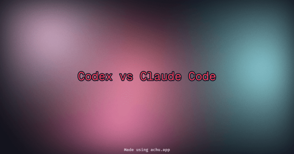 Codex CLI vs Claude Code: A Deep-Dive Command Comparison - QAInsights