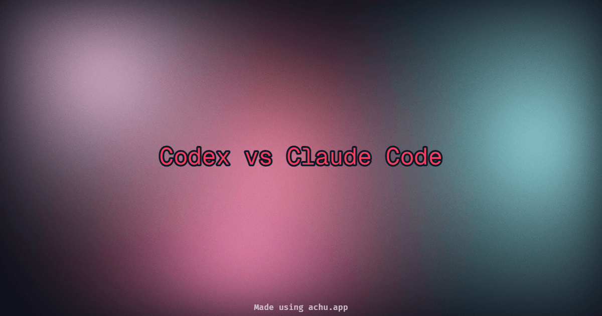 Codex CLI vs Claude Code: A Deep-Dive Command Comparison - QAInsights