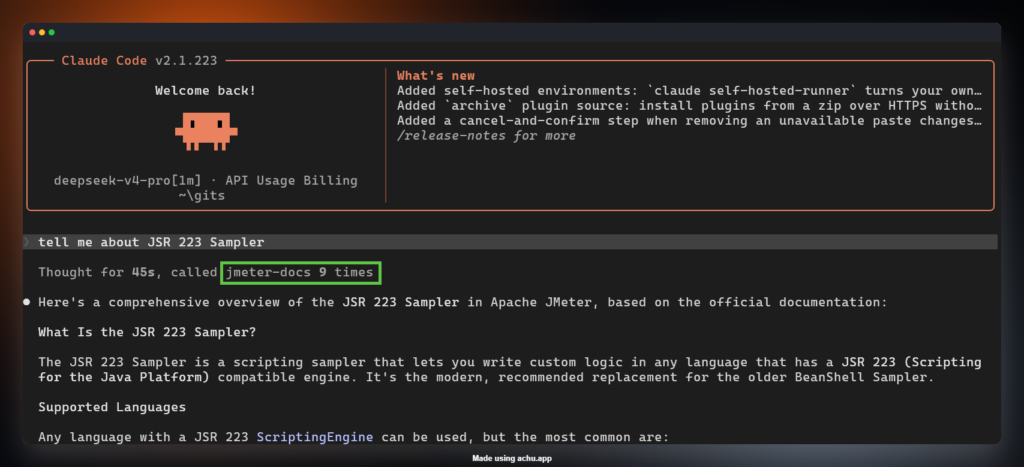 I Built an MCP Server for JMeter Docs, Here's How to Connect Your AI Agent to It