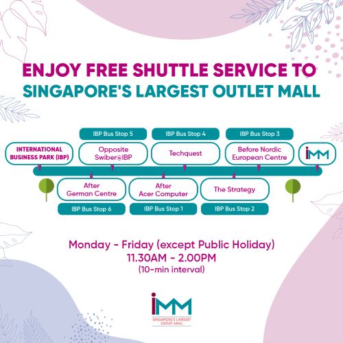 The Ultimate Shopping Guide at IMM Singapore Outlet Mall 7 Shuttle Bus IMM
