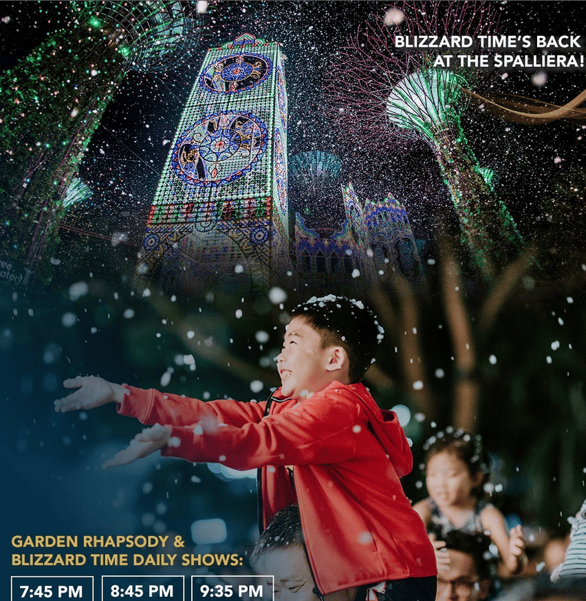 Singapore Christmas Attractions 2024: A Guide for Family Festive Fun 4 Garden Rhapsody and Blizzard Time at Christmas Wonderland 2023