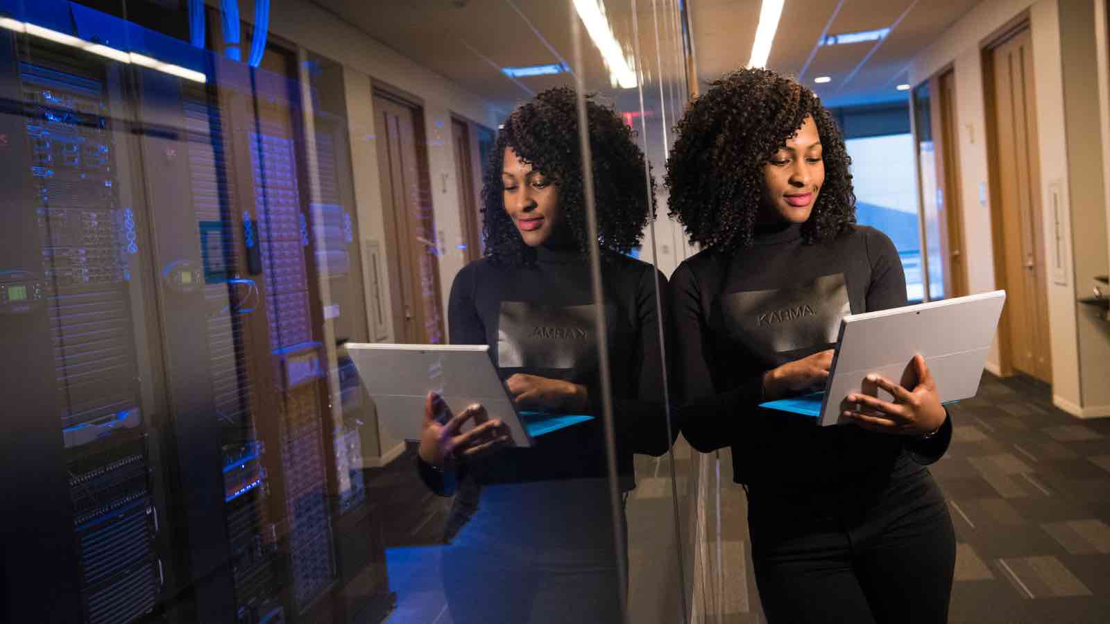 What Is Vertical Saas | Woman On Computer