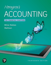 Horngren's Accounting 13th Edition