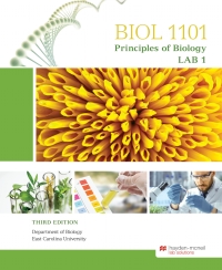 BIOL 1101: Principles of Biology Lab I – East Carolina University 3rd Edition – PDF ebook