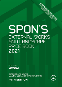 Spon’s External Works and Landscape Price Book 2021 40th Edition – PDF ebook