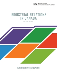 Industrial Relations in Canada 4th Edition – PDF ebook