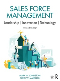 Sales Force Management: Leadership, Innovation, Technology 13th Edition – PDF ebook