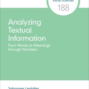 Analyzing Textual Information : From Words to Meanings through Numbers 1st Edition – PDF ebook