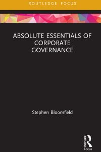 Absolute Essentials of Corporate Governance 1st Edition – PDF ebook
