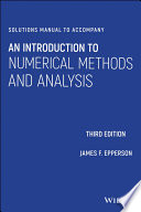 An Introduction to Numerical Methods and Analysis, Solutions Manual 3rd Edition – PDF ebook