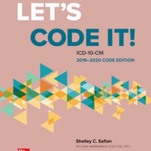 Let’s Code It! ICD-10-CM 2019-2020 Code Edition 2nd Edition – PDF ebook