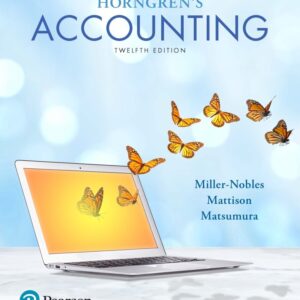 Horngrens Accounting 12th Edition
