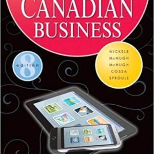 Understanding Canadian Business (8th edition) – PDF ebook
