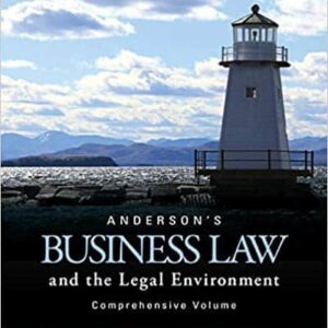 Anderson's Business Law and the Legal Environment (23rd Edition) – PDF ebook
