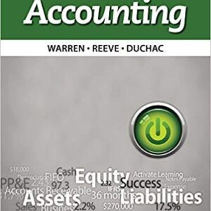 Accounting (25th Edition) - Warren, Reeve, Duchac – PDF ebook