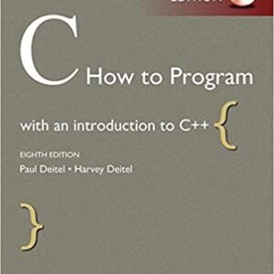 C How to Program (8th Global Edition) – PDF ebook