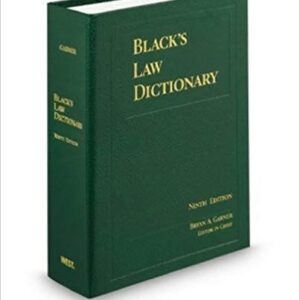 Black's Law Dictionary (Standard 9th Edition) – PDF ebook