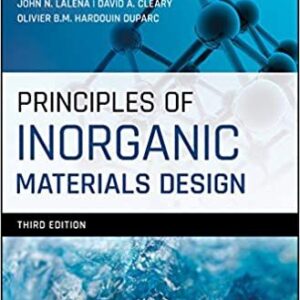 Principles of Inorganic Materials Design (3rd Edition) – PDF ebook