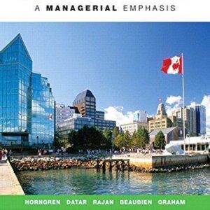 Cost Accounting: A Managerial Emphasis (7th Canadian Edition) – PDF ebook