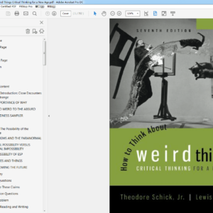 How to Think About Weird Things Critical Thinking for a New Age 7th – PDF ebook